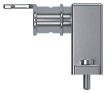 Backshell rettangolare CPE serie C2H in configurazione one-piece side entry, vista in prospettiva