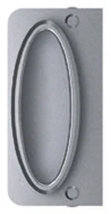 Backshell rettangolare CPE serie C7H in configurazione low profile side entry, vista in prospettiva