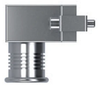 Backshell rettangolare CPE serie CMH in configurazione side entry, vista in prospettiva