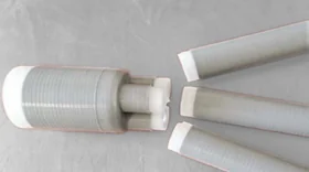 Accessori cold shrink CPE serie CSV per cavi 1 kV, in gomma siliconica grigia con anima spiralata